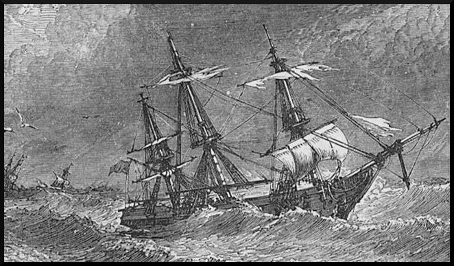 ship in storm, business problems, stormy seas, rough weather